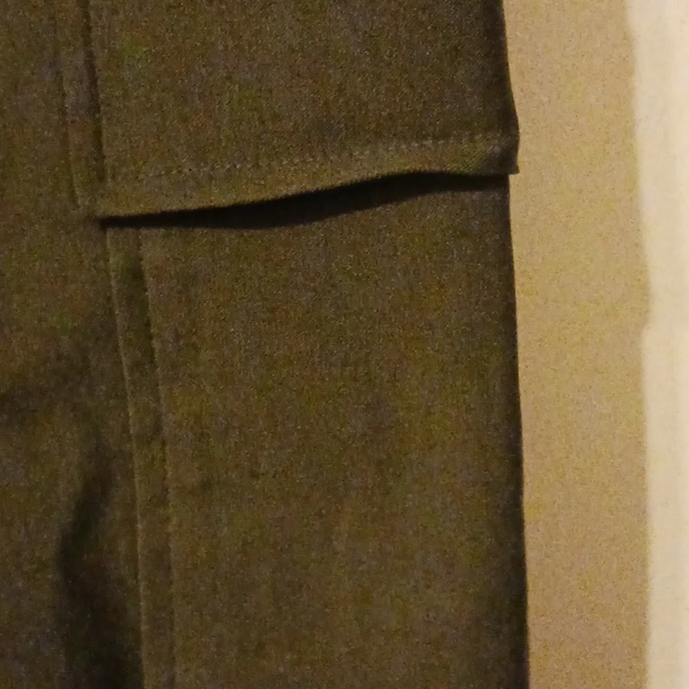 High waisted olive green pants - Picture 4 of 6